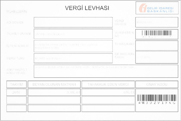 Faaliyet ve Vergi Kaydı